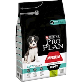 ძაღლის საკვები ProPlan 7613035214811 Puppy, Medium, Sensitive Digestion, Lamb, 3kg